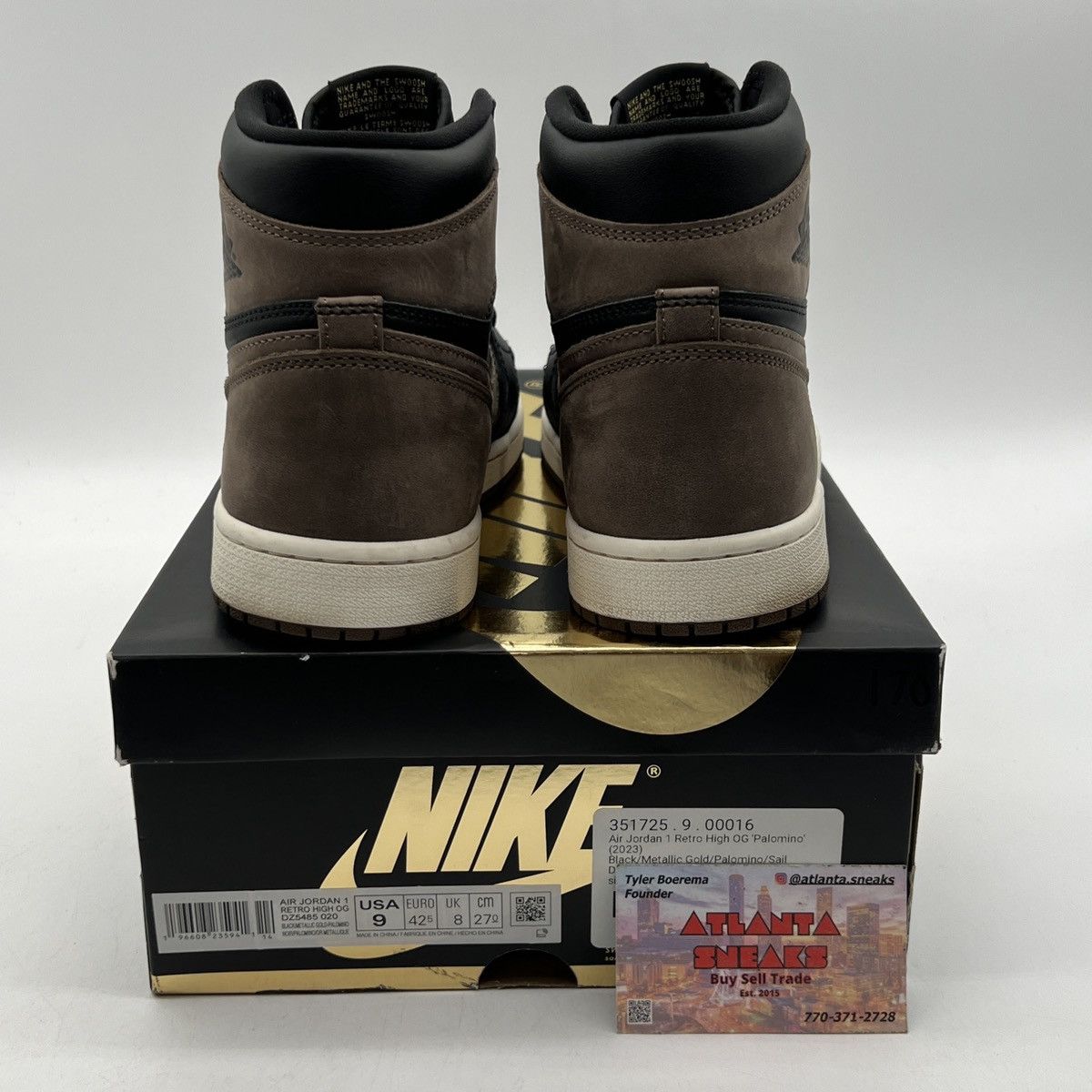 Nike Air Jordan 1 High palomino Size US 9 / EU 42 - 3 Thumbnail