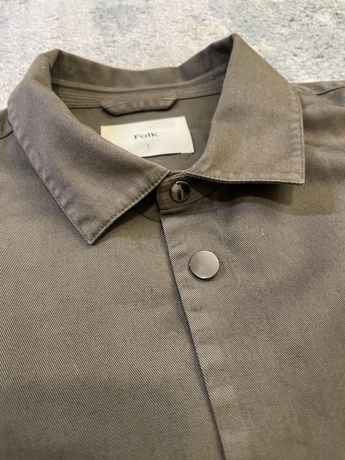 Folk Folk Cotton Twill Olive Jacket Size US M / EU 48-50 / 2 - 5 Thumbnail