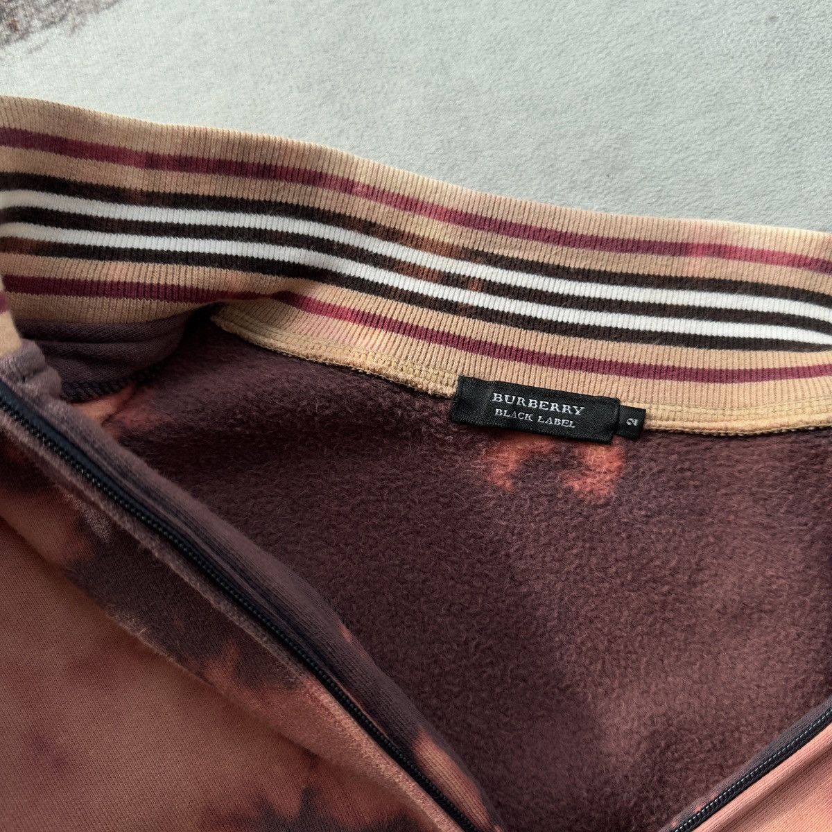Burberry VINTAGE BURBERRY CUSTOM-MADE BLEACHED ZIP JACKET RARE Size US S / EU 44-46 / 1 - 12 Thumbnail