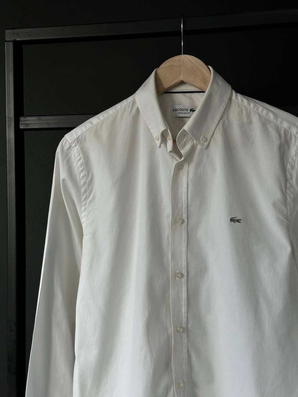 Designer × Lacoste Lacoste White Oxford Casual Shirt Size US M / EU 48-50 / 2 - 3 Thumbnail