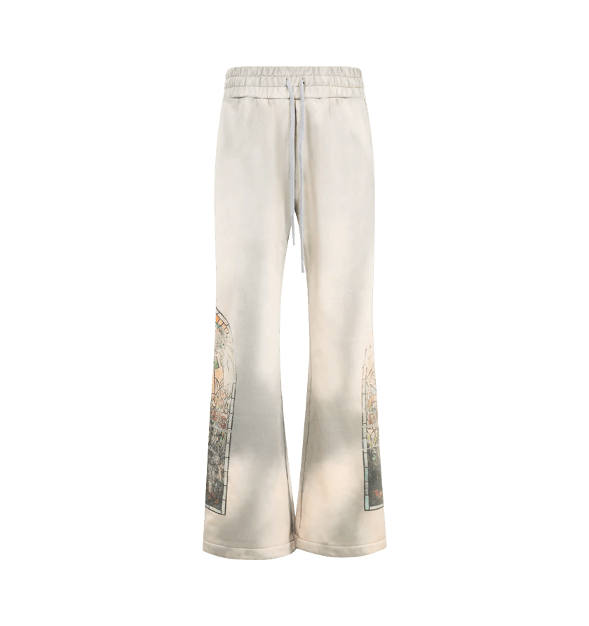 Who Decides War o1h1sh11225 Faded Sweatpant in Vintage Grey Size US 30 / EU 46 - 1 Thumbnail