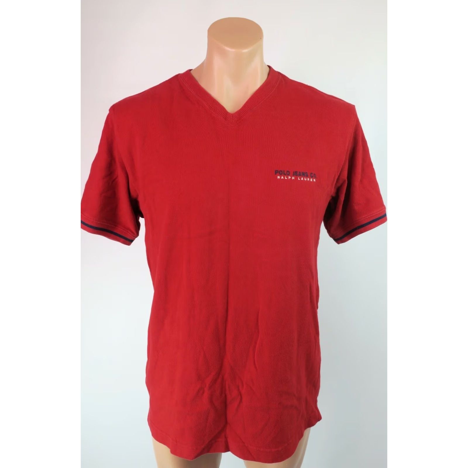 Vintage VTG Polo Sport T Shirt Navy Red Ringer Ralph Lauren Polo Sport Shirt S Men Crew Neck 100% Cotton USA Vintage Graphic Tee Size US S / EU 44-46 / 1 - 3 Thumbnail