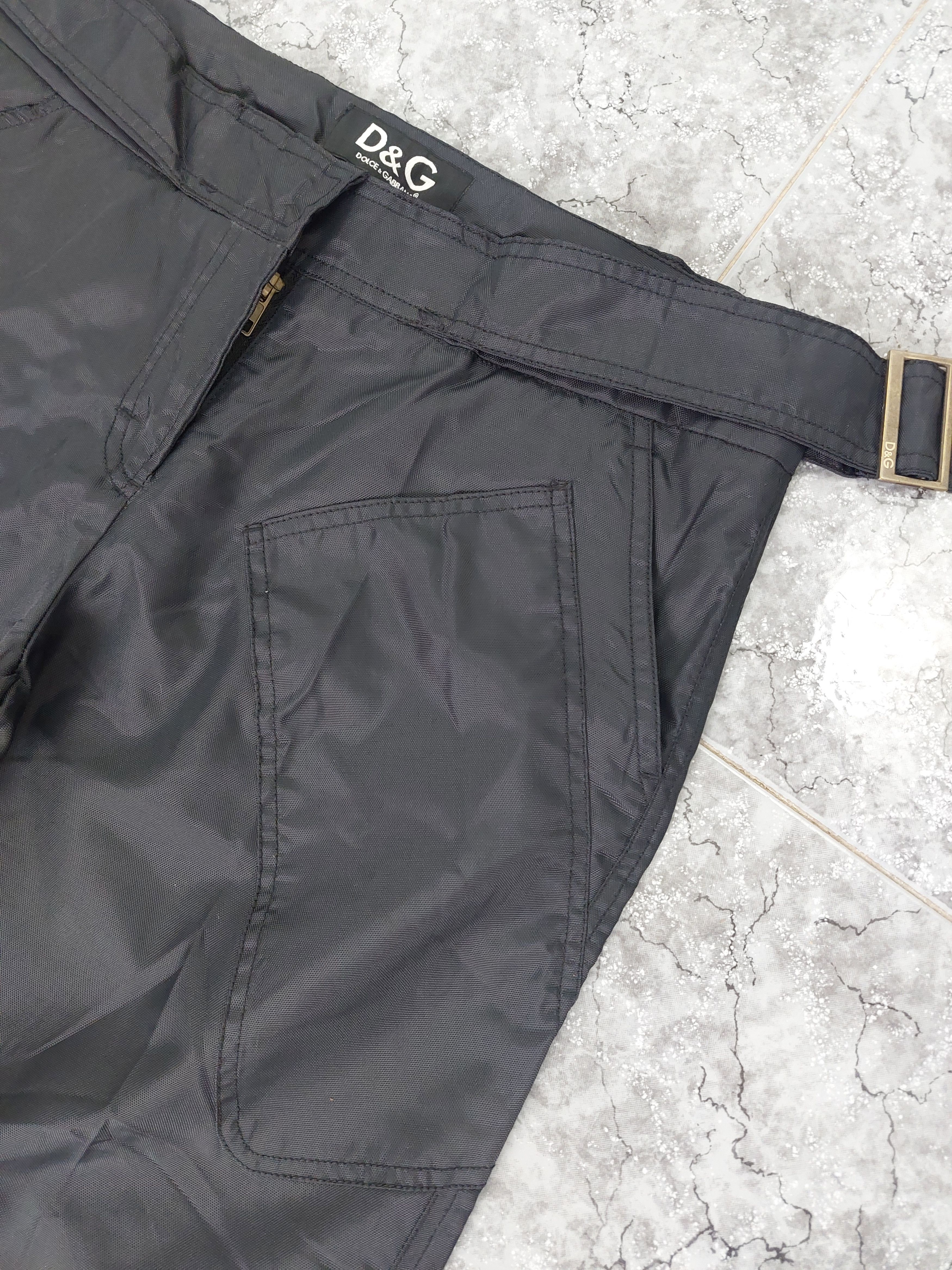 Dolce & Gabbana Dolce and Gabbana D&G wide-leg Flared Cargo Parachute pants Size US 30 / EU 46 - 9 Thumbnail