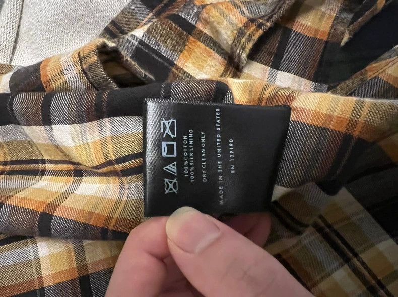 Fear of God Fear of God Season 4 yellow plaid shirt Size US M / EU 48-50 / 2 - 8 Thumbnail