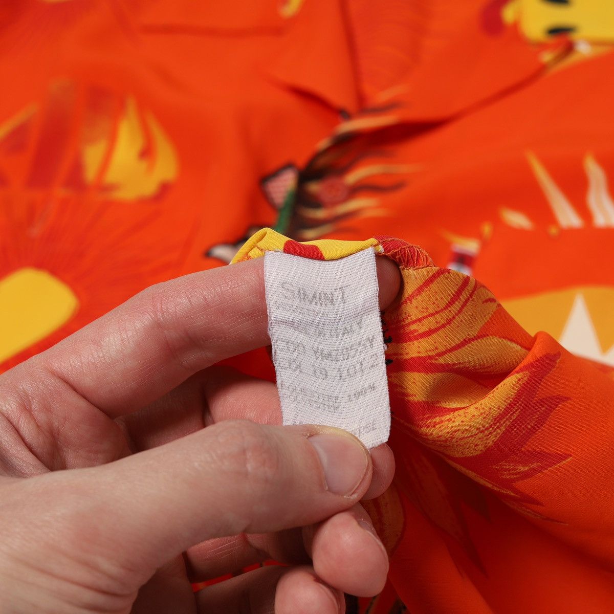 Moschino Moschino Jeans Vintage Short Sleeve Shirt Printed Orange Sun Size US M / EU 48-50 / 2 - 10 Thumbnail
