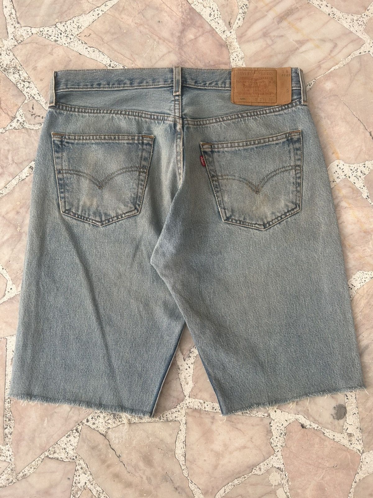 Levi's Levis 501 Vintage Short Pants Ripped Size US 33 - 2 Thumbnail