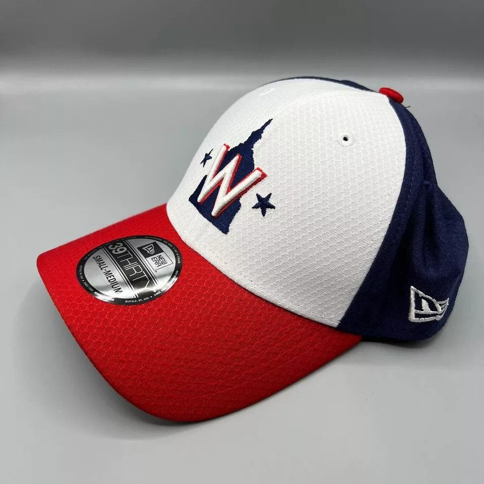 New Era Washington Nationals Hat S-M Spring Training Stretch Fitted Size ONE SIZE - 3 Thumbnail