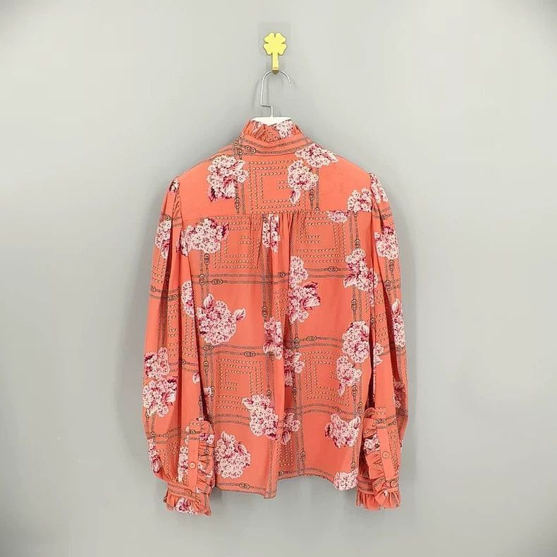 Gucci gucci floral print long sleeve shirt for women-2507 Size US S / EU 44-46 / 1 - 2 Thumbnail