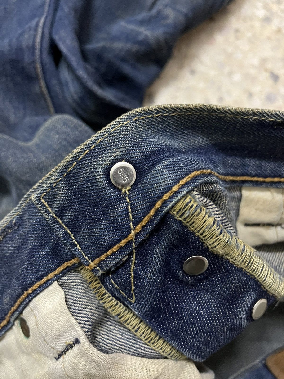 Levi's Distressed Levis 501 white oak cone denim Size US 36 / EU 52 - 12 Thumbnail