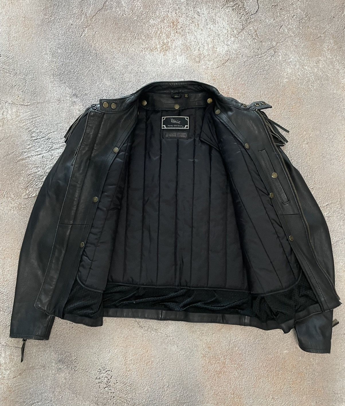 Harley Davidson Vintage Harley Davidson Willie G Fringe Leather Jacket Size M / US 6-8 / IT 42-44 - 8 Thumbnail