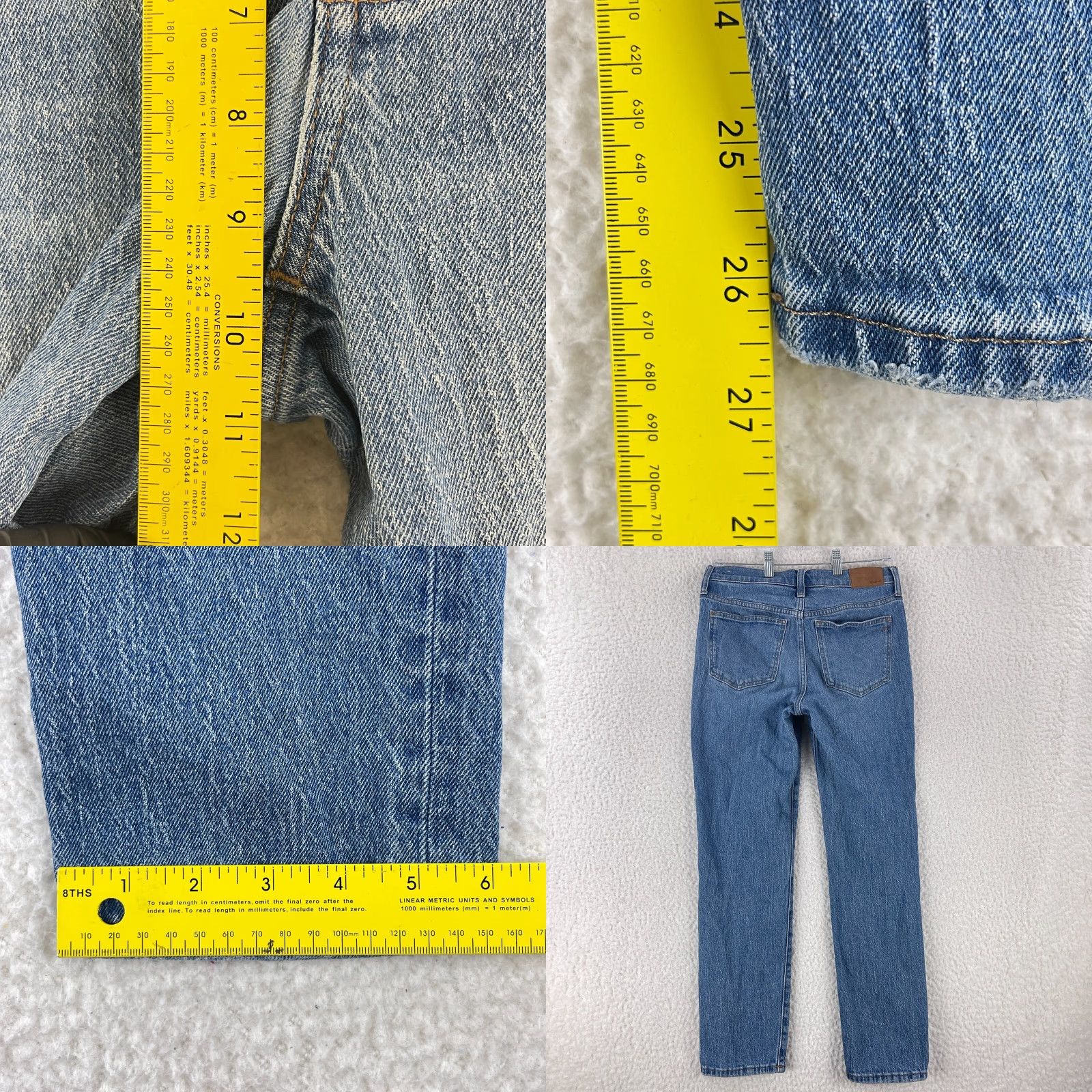 Madewell Madewell The Perfect Vintage Jeans Womens Size 26 Blue Denim Mid-Rise Casual Size 26" / US 2 / IT 38 - 8 Thumbnail