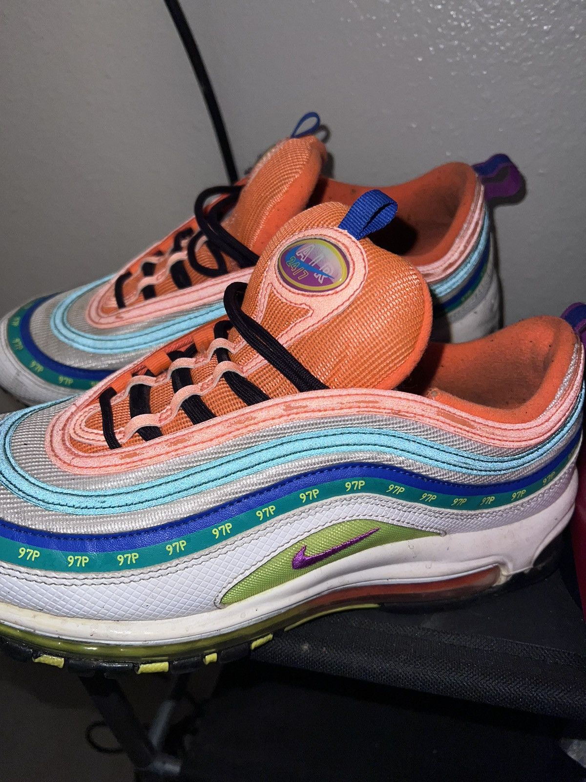 Nike Air Max 97 'On Air: London Summer Of Love' Size US 10.5 / EU 43-44 - 8 Thumbnail