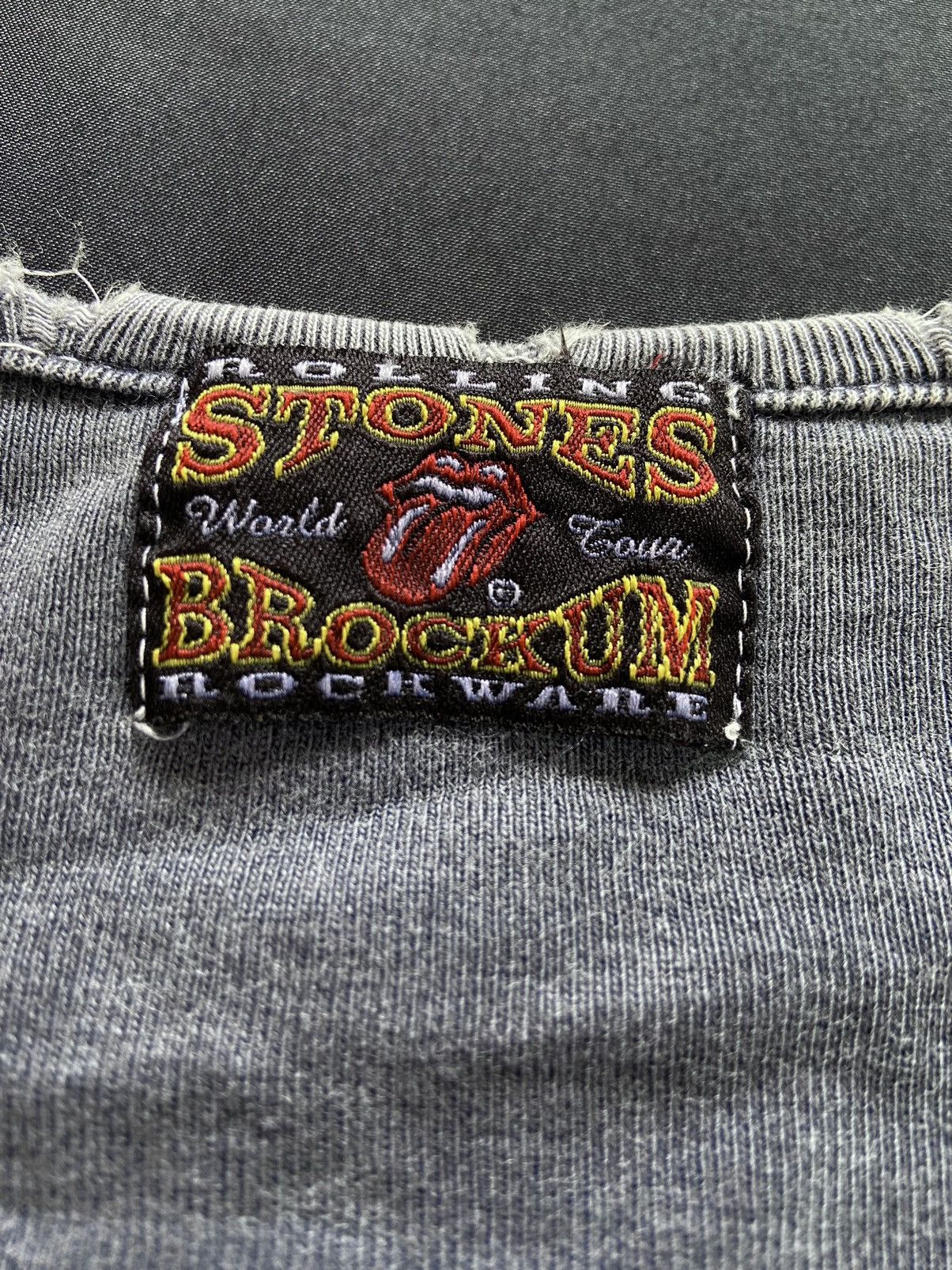 Band Tees × The Rolling Stones × Vintage ROLLING STONES ITS ONLY ROCK N ROLL DISTRESSED LONG SLEEVE Size US XS / EU 42 / 0 - 10 Thumbnail