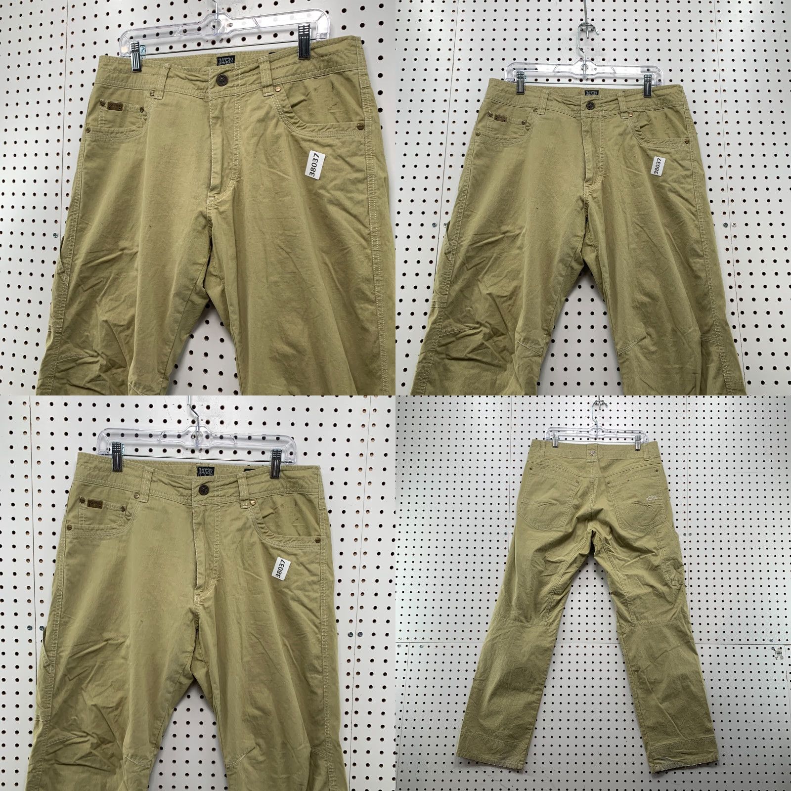 Vintage Kuhl Hiking Pants Mens Size 34x32 Tan Outdoor Straight Leg Vintage Patina Dye Size US 34 / EU 50 - 8 Thumbnail