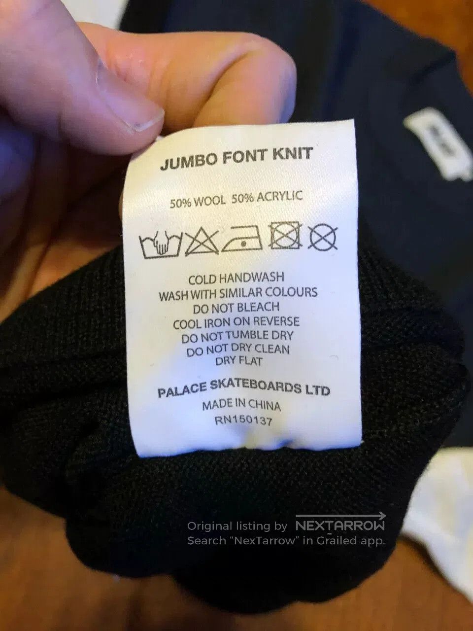 Palace Palace Jumbo Font Knit Sweater. Size US M / EU 48-50 / 2 - 5 Thumbnail