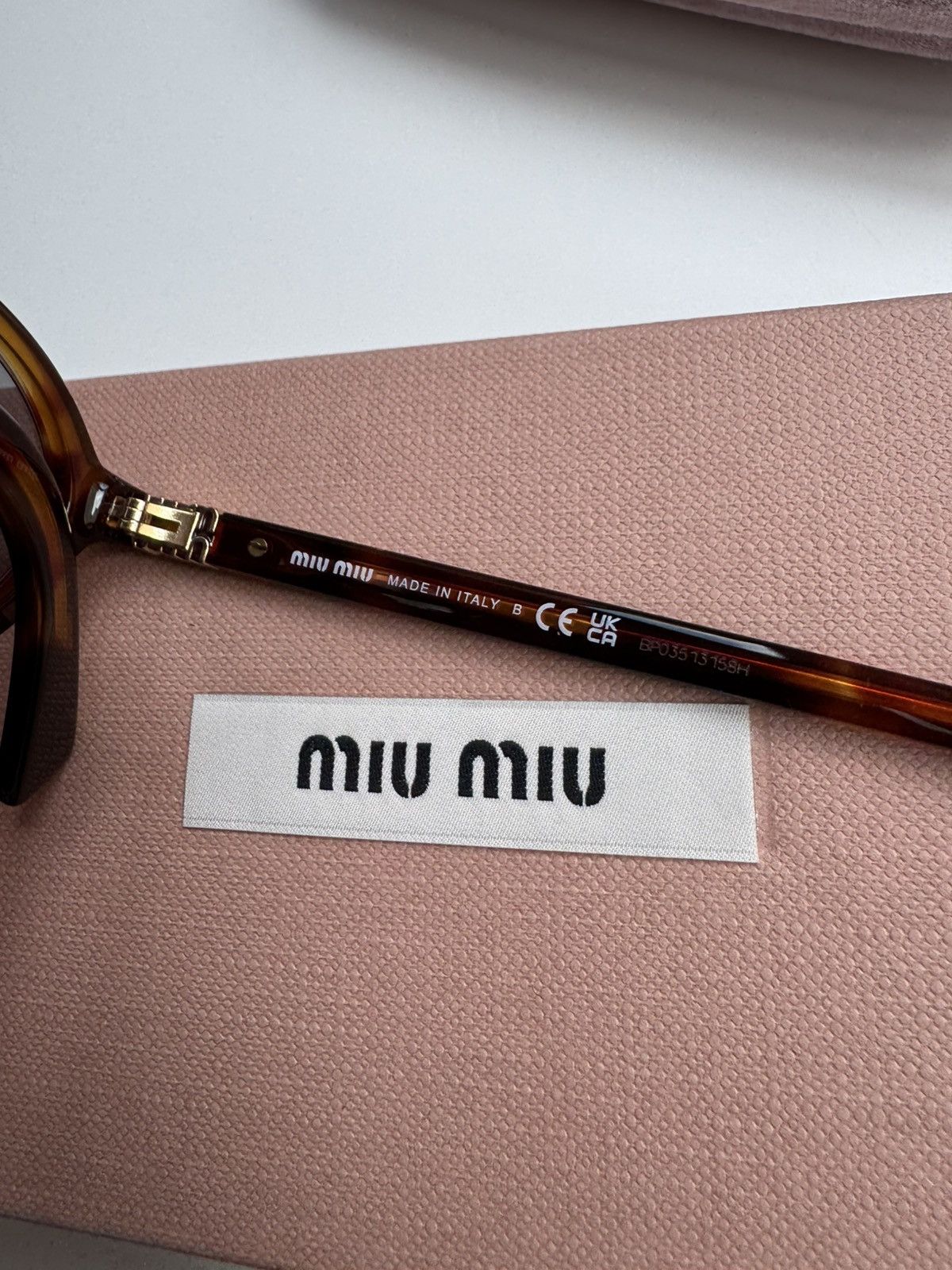 Miu Miu × Vintage NEW Miu Miu sunglasses MU 04ZS 21C40O Size ONE SIZE - 6 Thumbnail