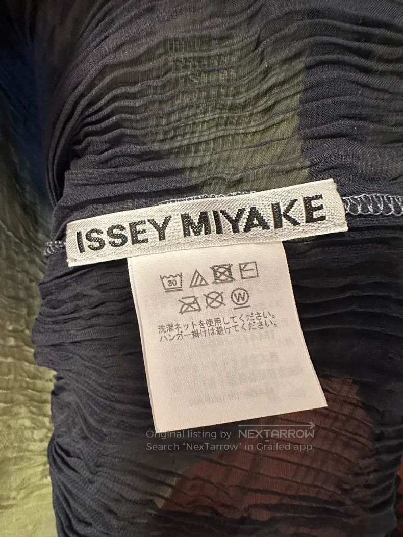 Issey Miyake Issey Miyake Willow Pattern Long Sleeve Zipper Coat Size S / US 4 / IT 40 - 3 Thumbnail