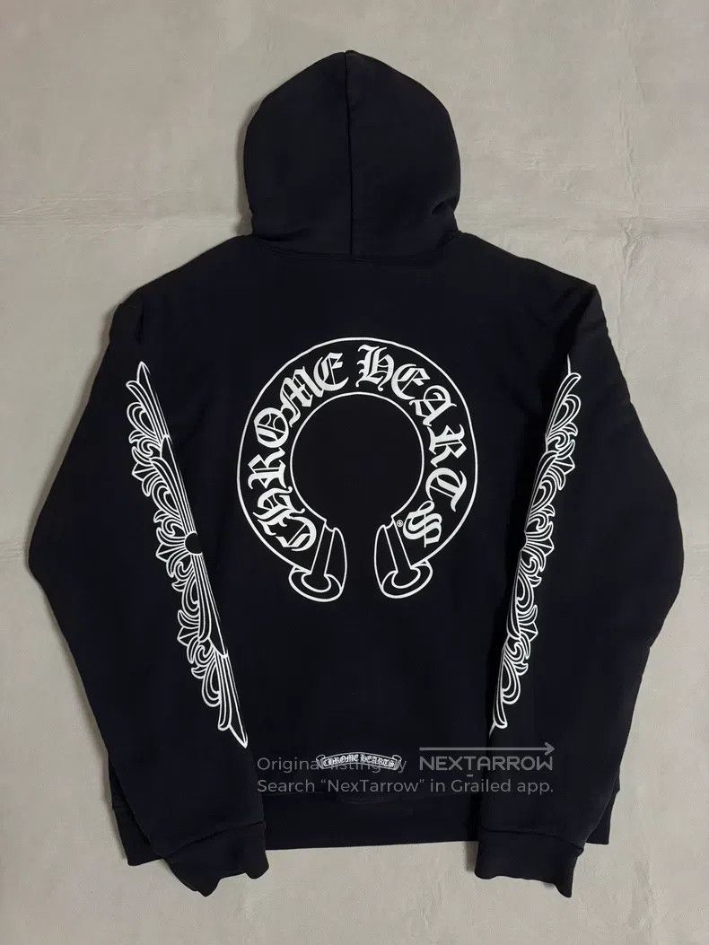Chrome Hearts CHROME HEARTS Size M Black horseshoe arm sweater Size US M / EU 48-50 / 2 - 2 Thumbnail