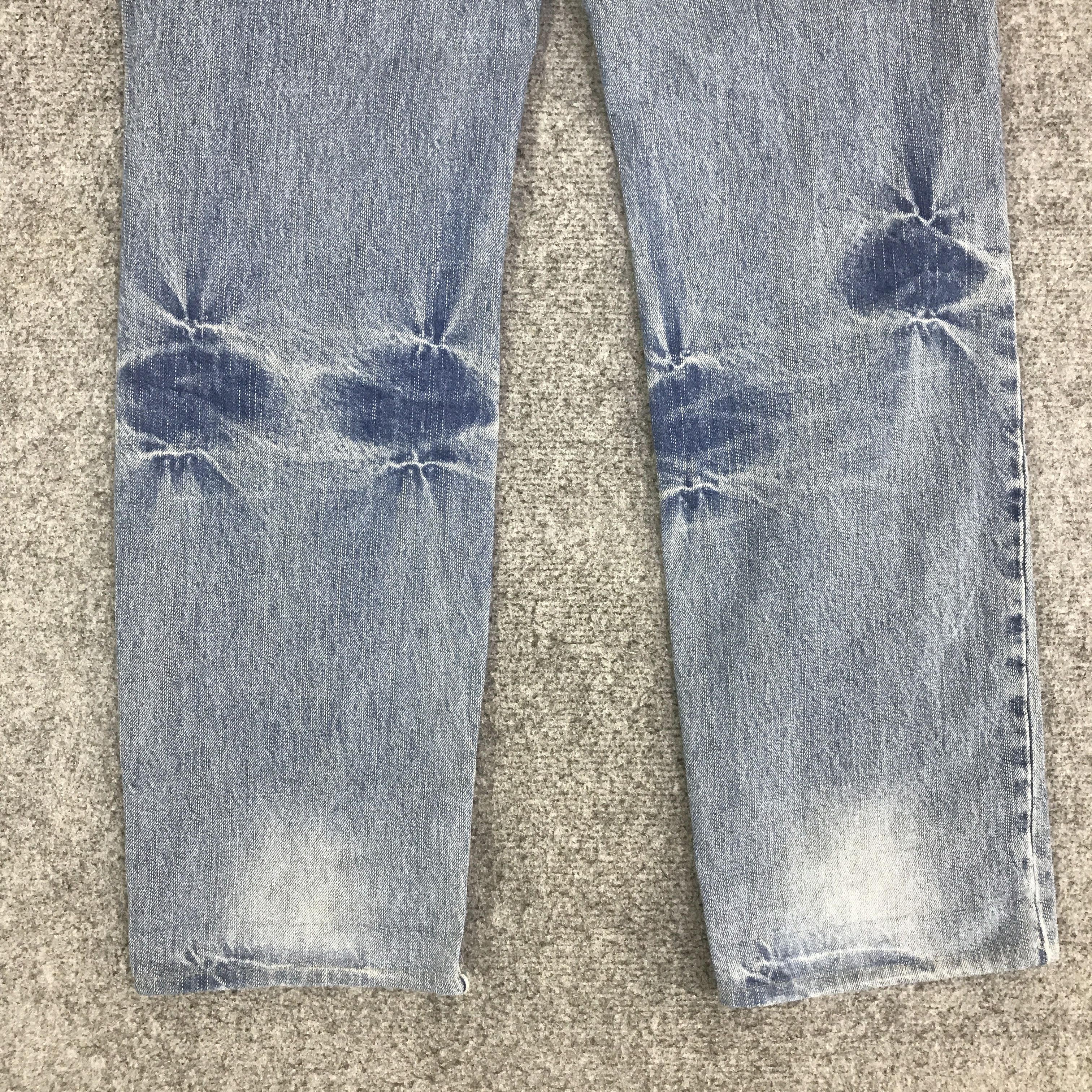 PPFM PPFM JAPAN RIPPE DISTRESSED DENIM PANTS K130B17 Size US 32 / EU 48 - 6 Thumbnail