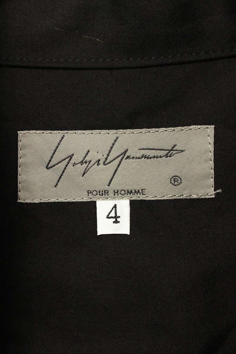 Yohji Yamamoto Yohji Yamamoto POUR HOMME // Stand collar long sleeve shirt Size US XL / EU 56 / 4 - 3 Thumbnail