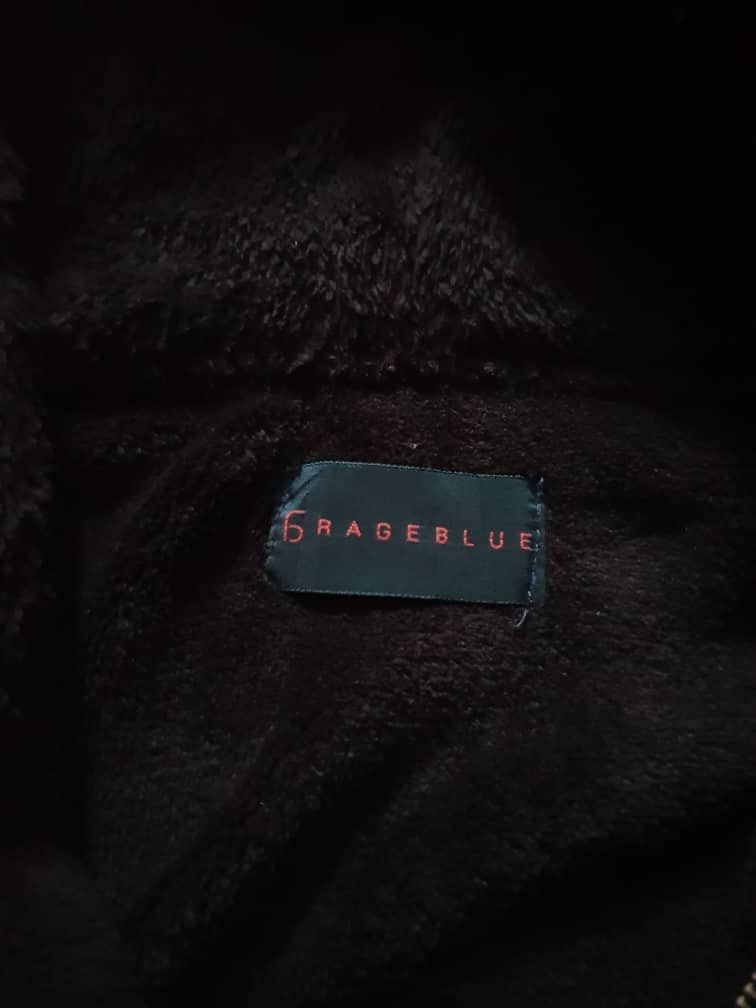 RAGEBLUE RAGEBLUE Japanese brand Black Hoodie Sweater Size M / US 6-8 / IT 42-44 - 2 Thumbnail