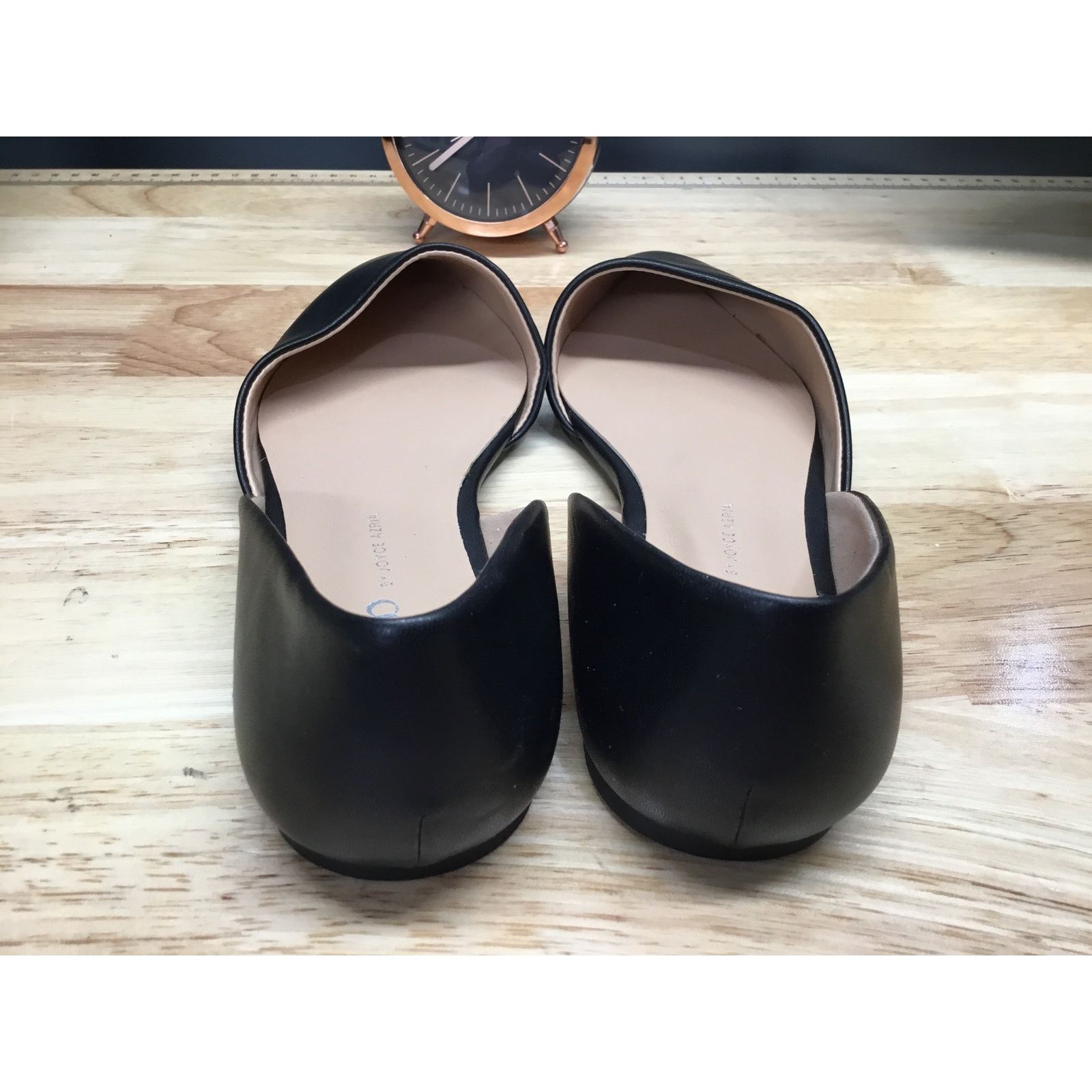 The Unbranded Brand Rohb By Joyce Azria Provence D'Orsay Flats Women's Black 6.5 Size US 6.5 / IT 36.5 - 3 Thumbnail