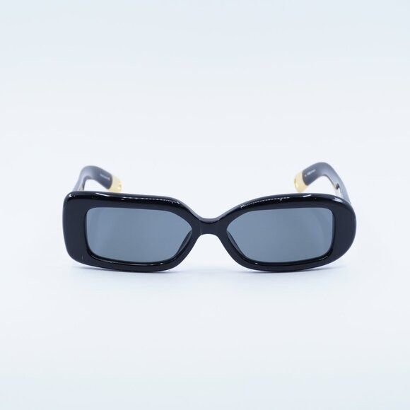 Jacquemus Jacquemus ROND CARRE JAC/11 C1 Sunglasses Black Rectangle Size ONE SIZE - 2 Thumbnail