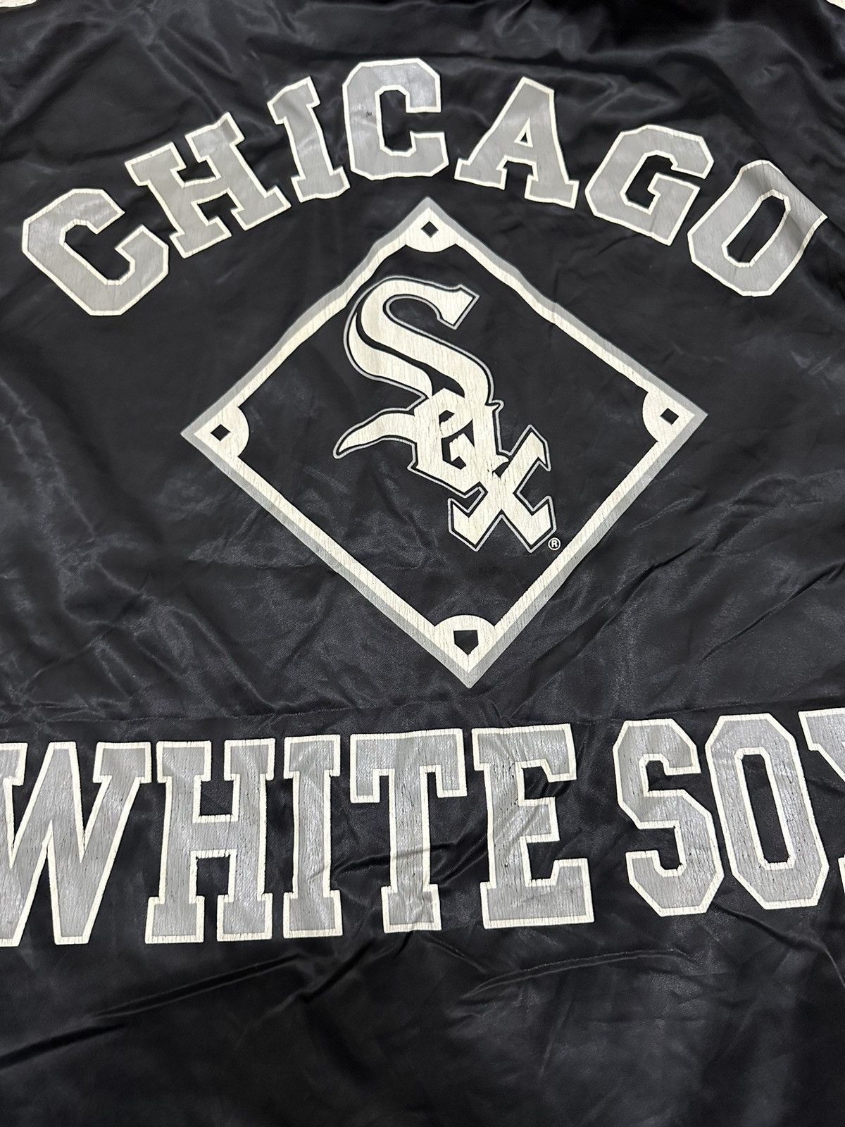 Starter Vintage Chicago White Sox Coach Jacket BigLogo Design Hoodie Size US M / EU 48-50 / 2 - 4 Thumbnail