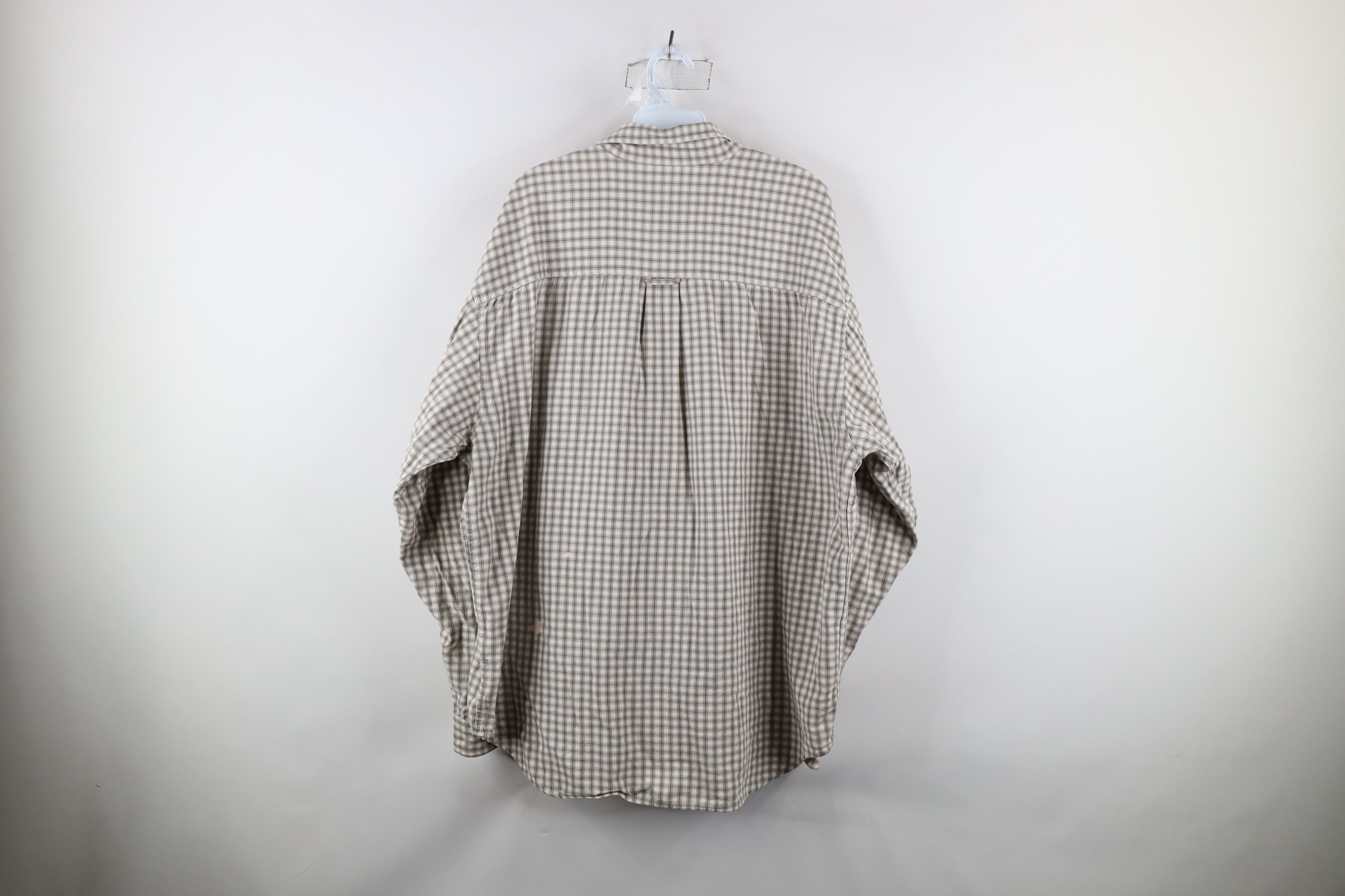 Eddie Bauer × Vintage Vintage 90s Eddie Bauer Collared Button Down Shirt Plaid Size US XL / EU 56 / 4 - 8 Thumbnail