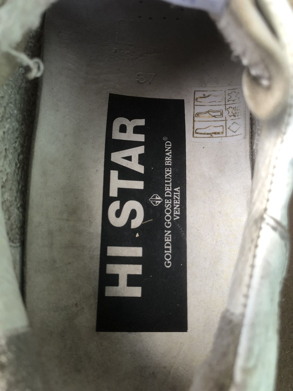 Golden Goose Golden Goose Hi-Star White Leather Women’s Sneakers Size 37 Size US 7 / IT 37 - 11 Thumbnail