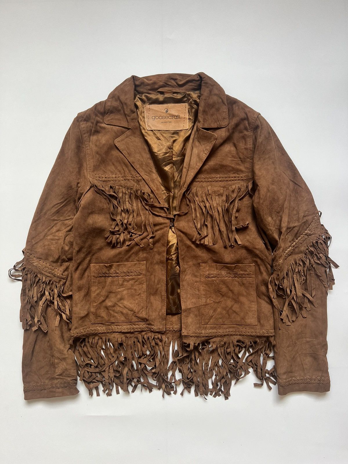 GOOSECRAFT Goosecraft Suede Western Cowboy Leather Jacket Size S / US 4 / IT 40 - 1 Thumbnail
