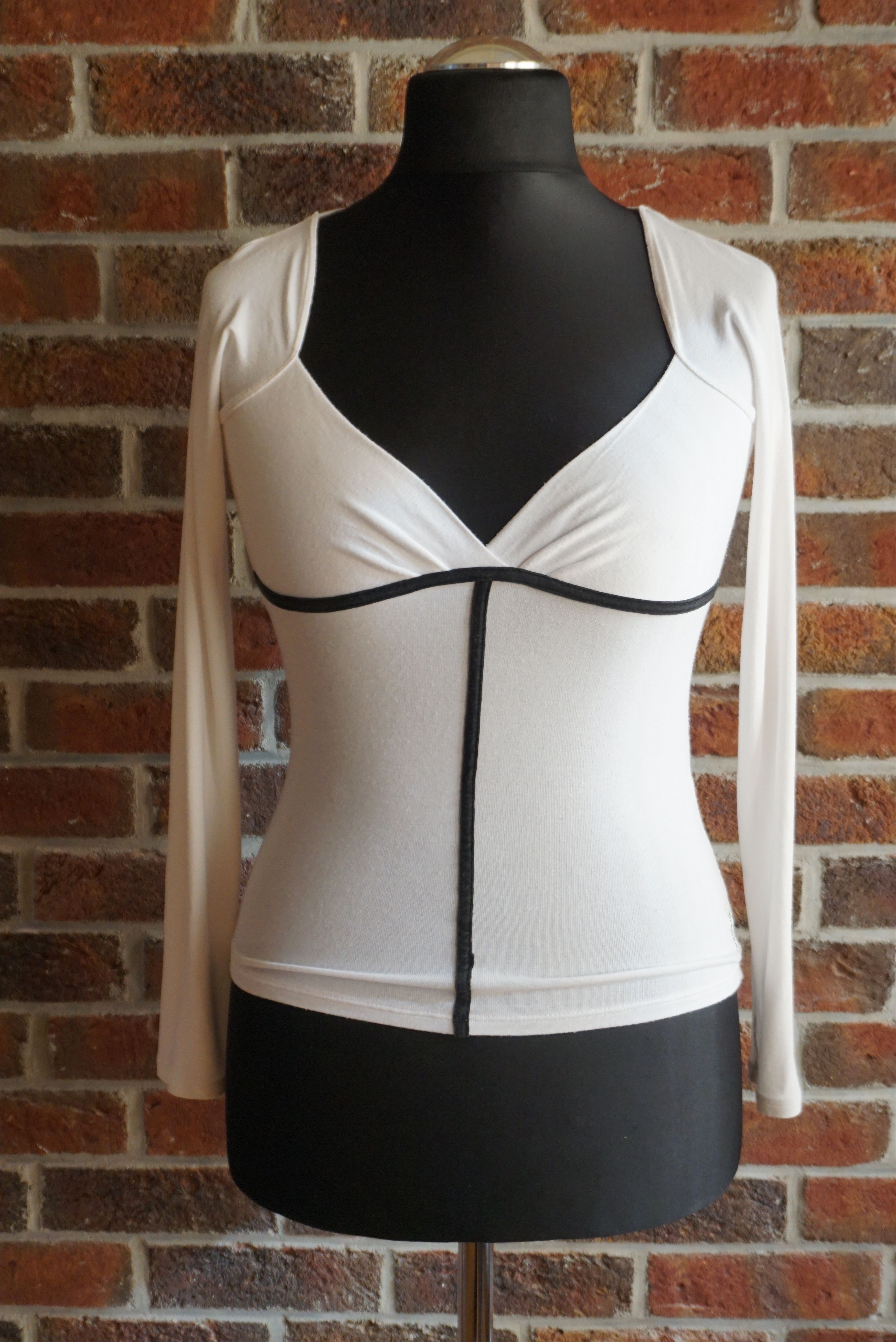 Armani Womens genuine Armani Jeans slim fit top M designer blouse Size M / US 6-8 / IT 42-44 - 17 Thumbnail