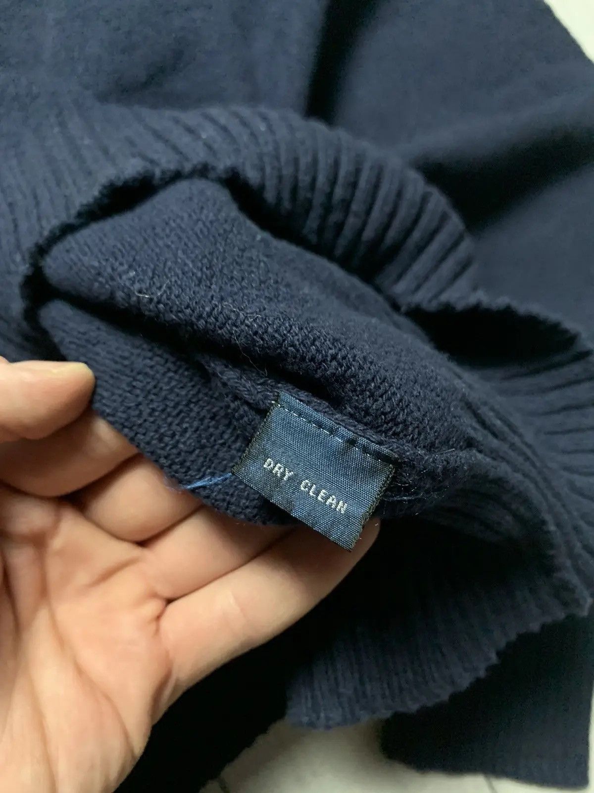 Ralph Lauren Vintage navy sweater Polo Ralph Lauren USA big central logo Size US L / EU 52-54 / 3 - 6 Thumbnail