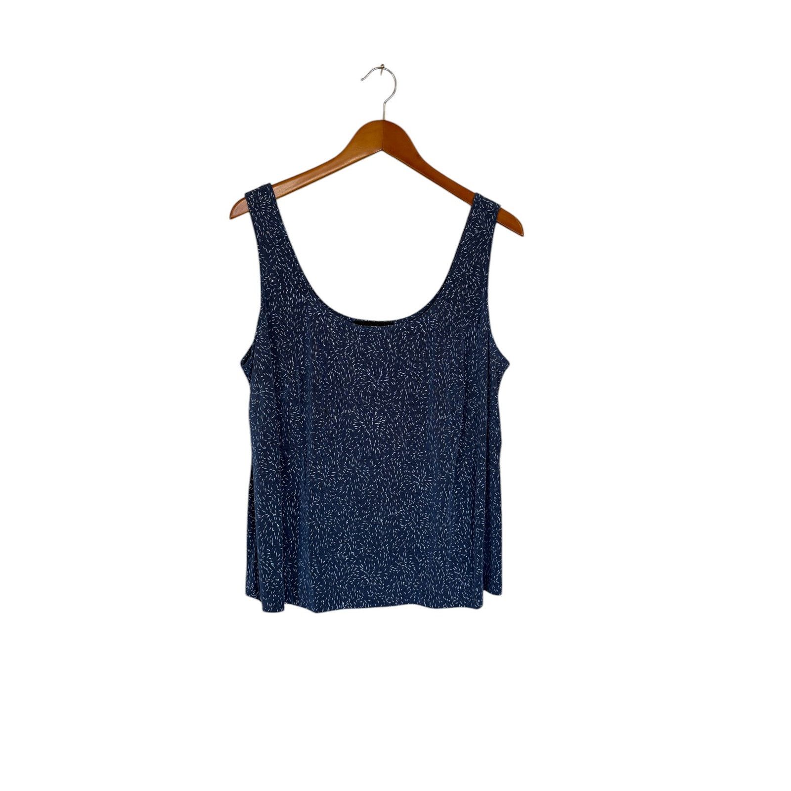 Alex Evenings Alex Evenings Jacket Women X Large Blue Tank Top Glitter Size XL / US 12-14 / IT 48-50 - 5 Thumbnail