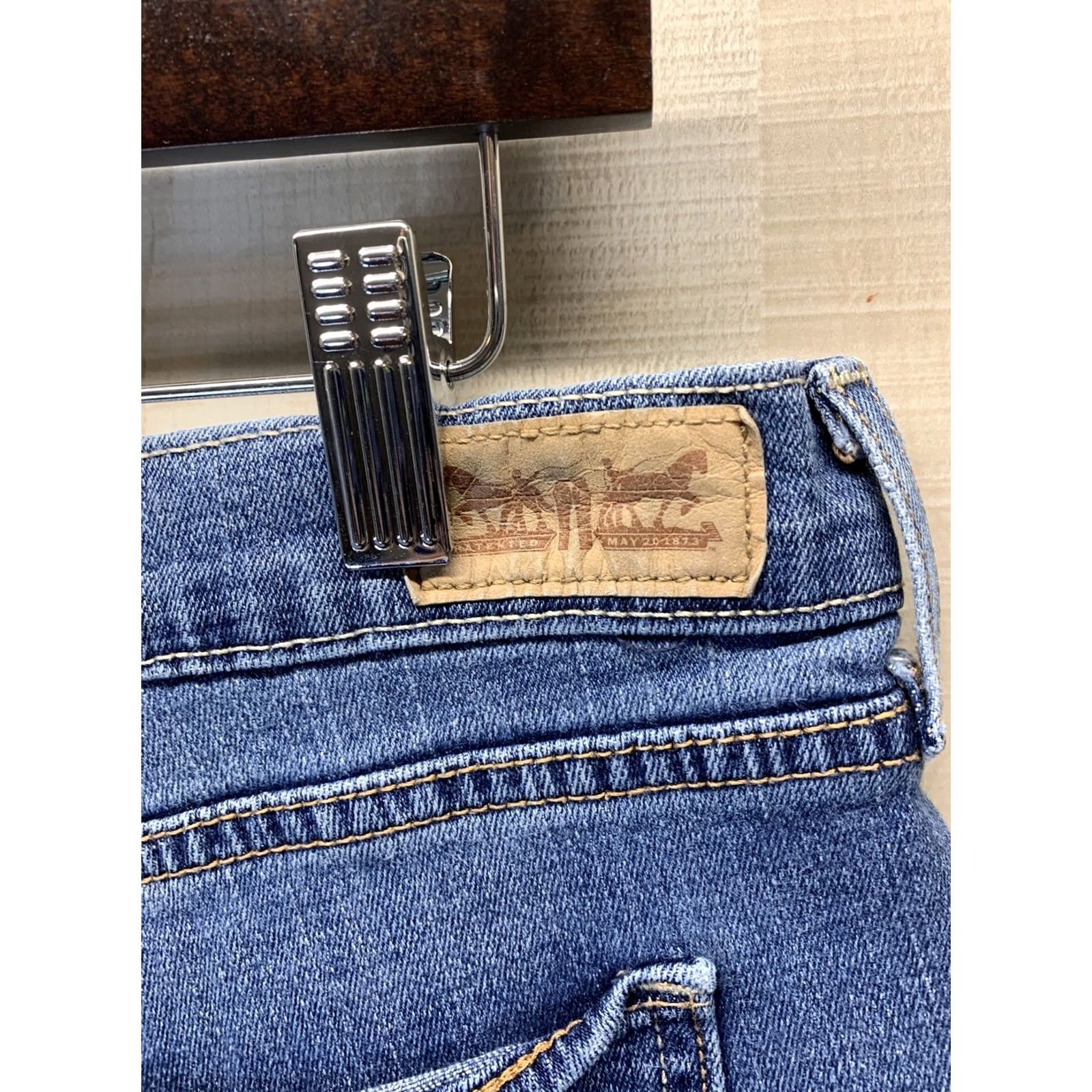 Levi's Levi’s 515 Bootcut Jeans Women's 12 Regular 31x32 Blue Denim #2668 Size 34" / US 12 / IT 48 - 7 Thumbnail