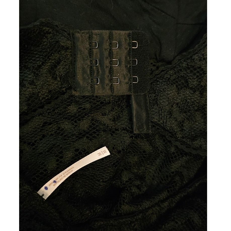 Free People New FREE PEOPLE Adored Maxi Dress LACE $198 MEDIUM Black Size M / US 6-8 / IT 42-44 - 7 Thumbnail