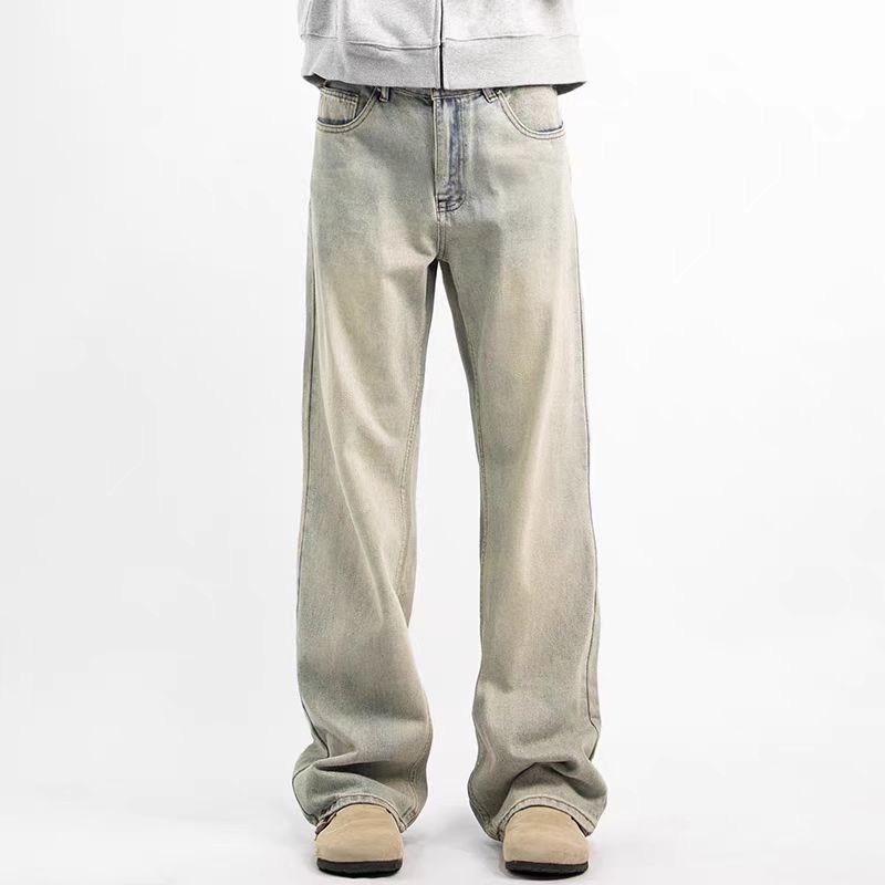 Japanese Brand × Jean Vintage yellow clay high street micro flare jeans Size US 32 / EU 48 - 6 Thumbnail