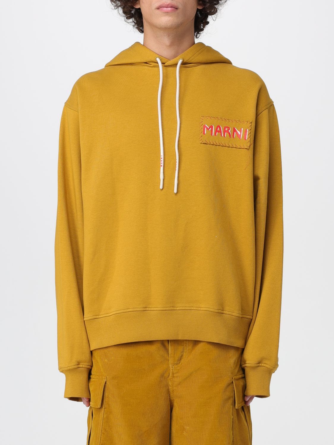 Marni Marni Sweatshirt Men Ocher Size US L / EU 52-54 / 3 - 1 Thumbnail