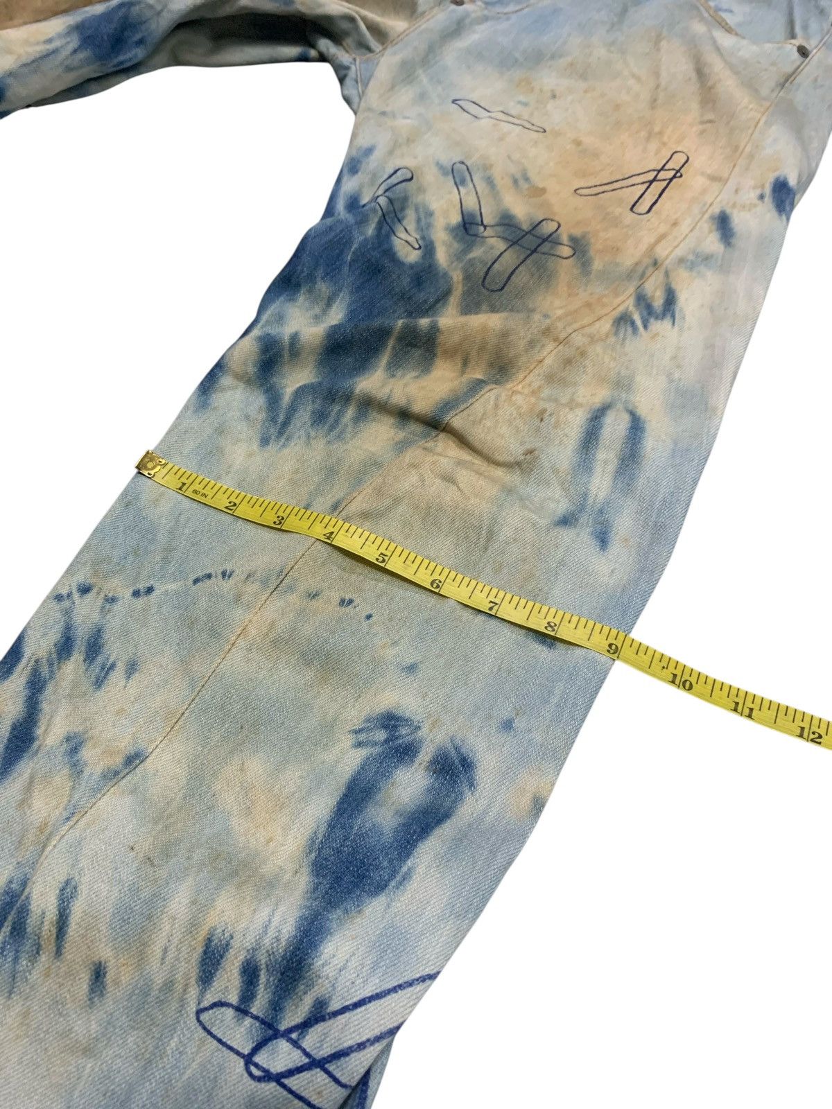 Levi's Vintage Clothing Rare Levi's Engineered Jeans Acid Washed Printed Mens Jeans Size US 35 - 20 Thumbnail