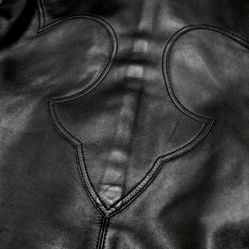 Chrome Hearts Chrome Hearts Old Model Leather Riders Jacket Size US S / EU 44-46 / 1 - 4 Thumbnail