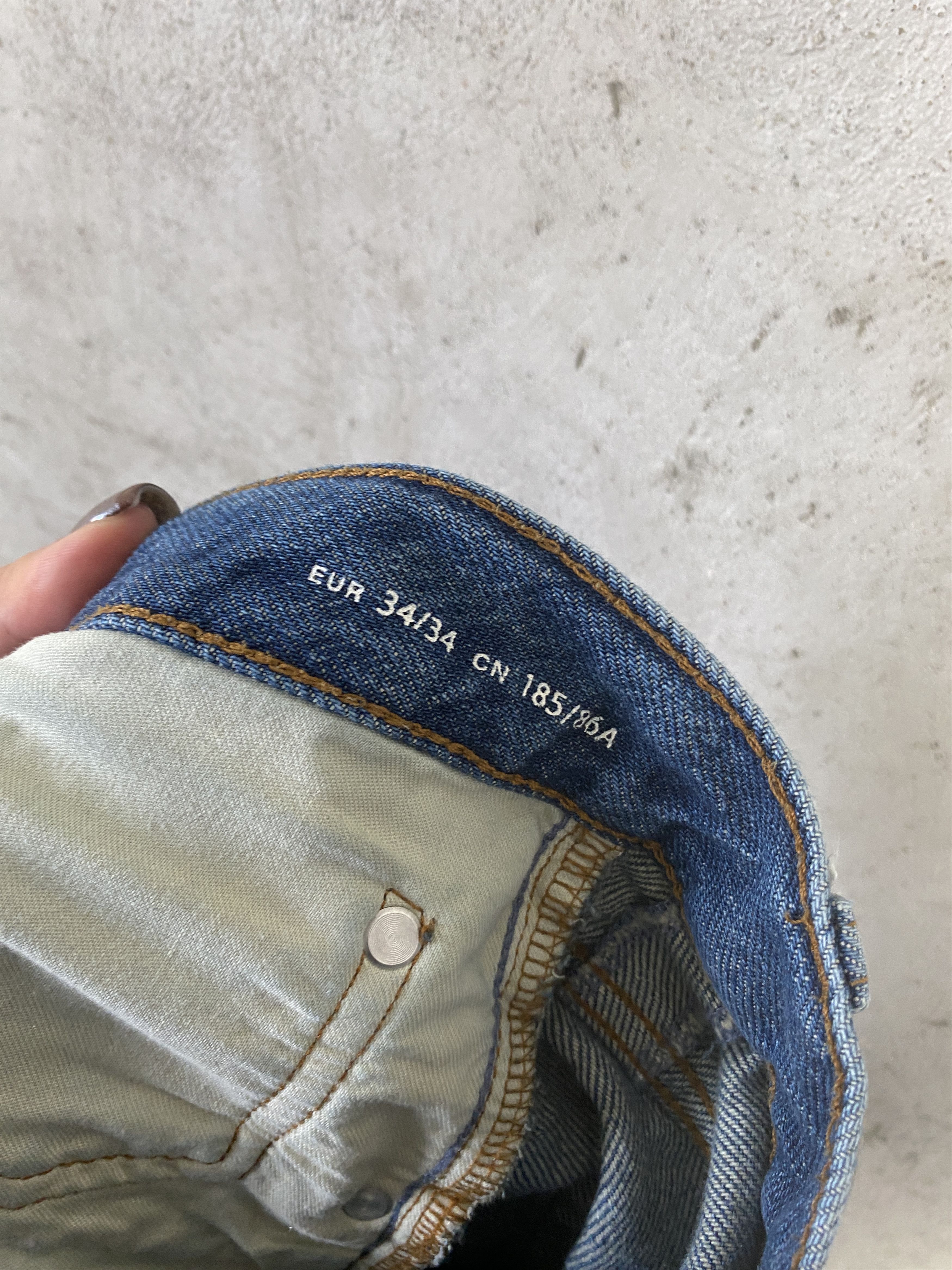 Arket Arket Coast Relaxed Tapered Jeans denim pants Size US 34 / EU 50 - 6 Thumbnail