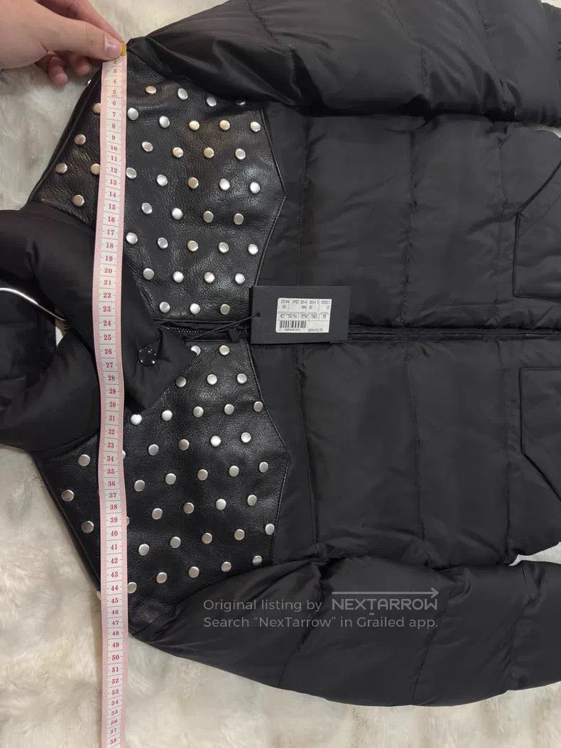 Saint Laurent Paris Saint Laurent Paris Studded Leather Puffer Jacket Size US M / EU 48-50 / 2 - 6 Thumbnail