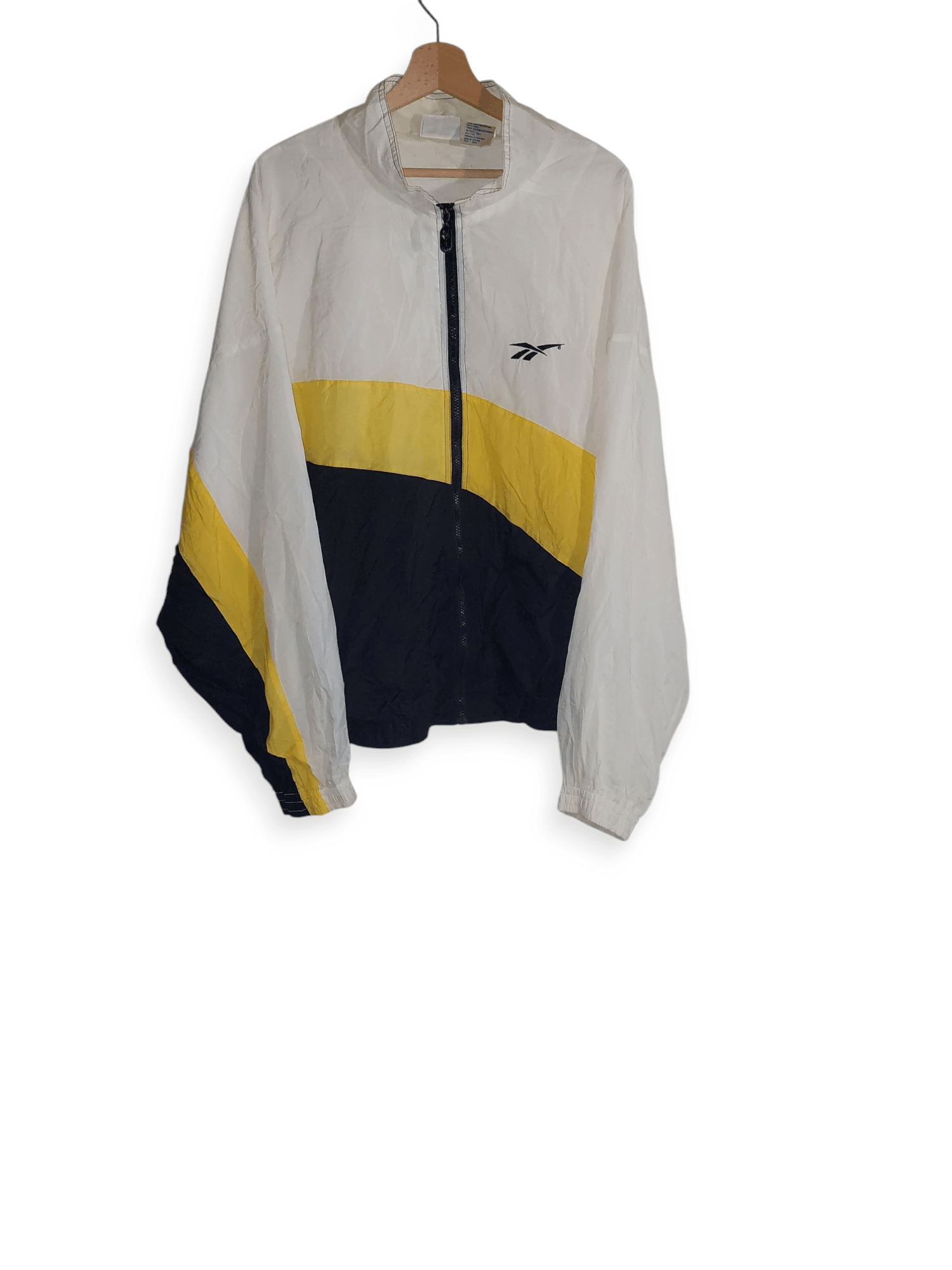 Reebok Vintage Reebok Track Jacket Yellow White Black Size XXL 90s Size US XXL / EU 58 / 5 - 1 Thumbnail