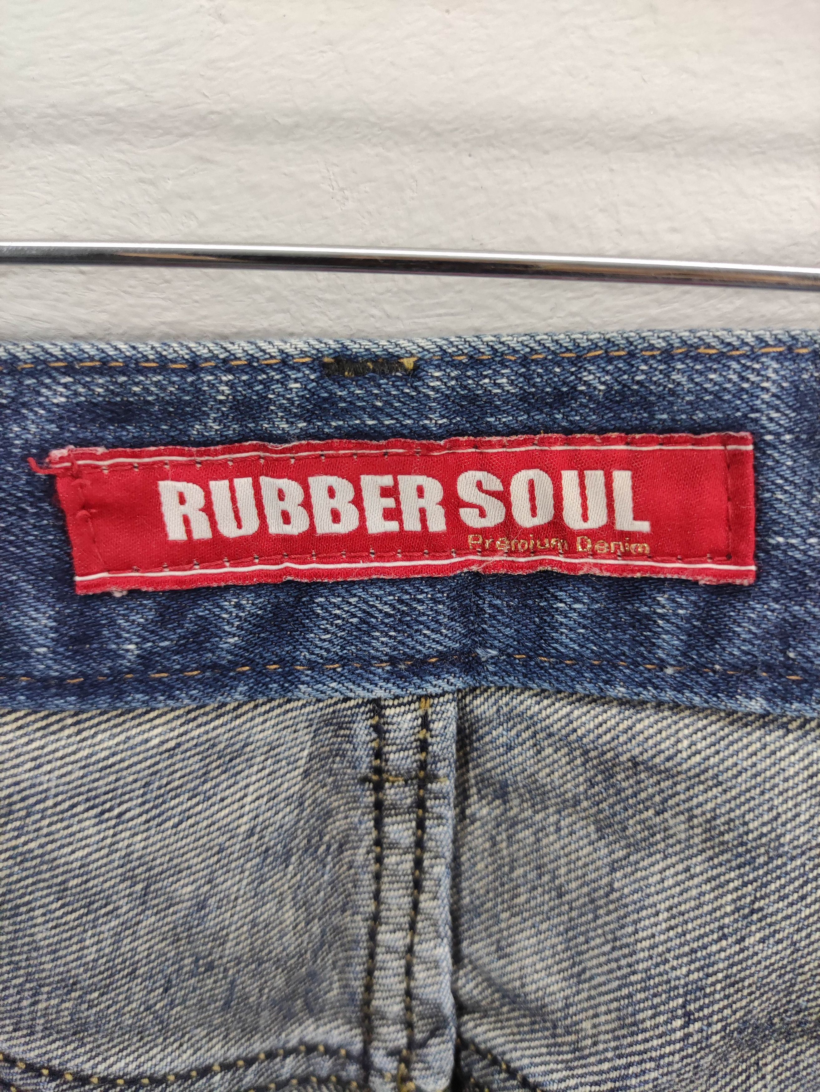 Japanese Brand Vintage Rubber Soul Distressed Denim Jeans Size US 35 - 9 Thumbnail