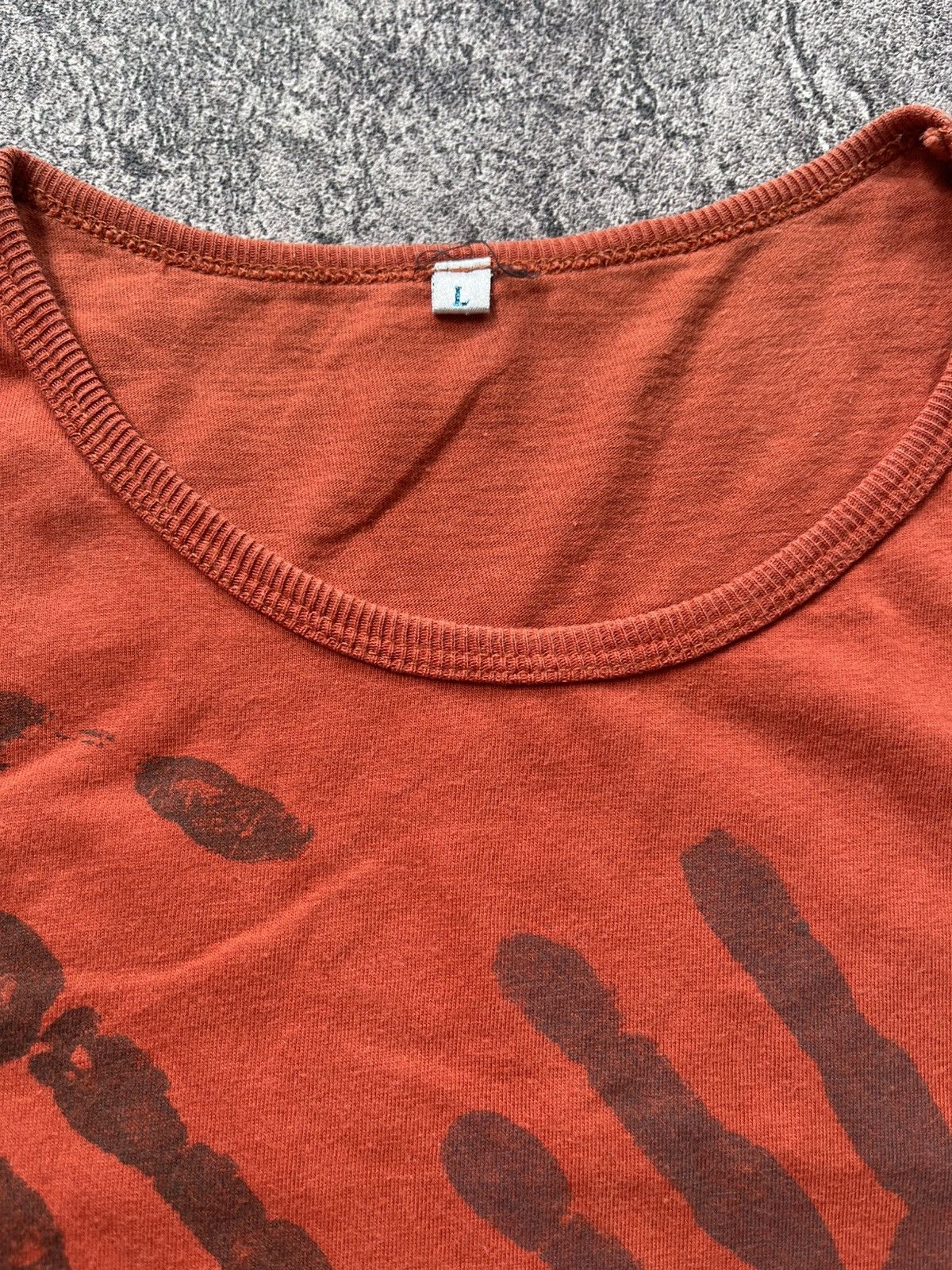 RERE VIVIENNE WESTWOOD MAN HAND PRINT TEE