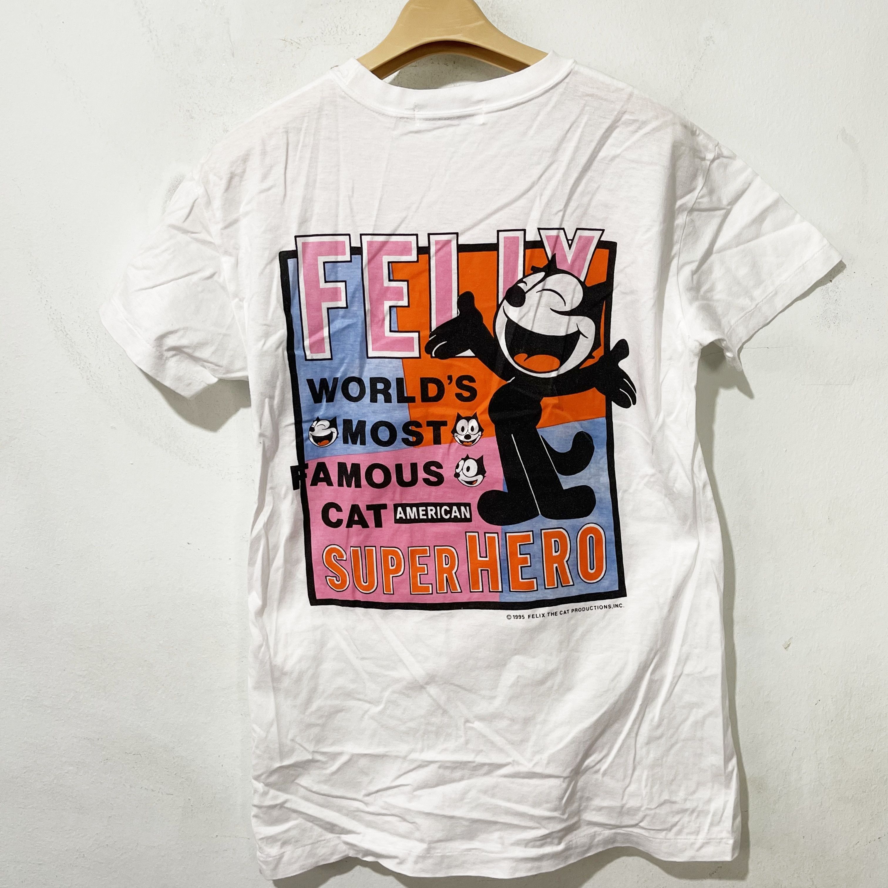 Vintage Vintage 1995 Felix the Cat T-Shirt Size US XS / EU 42 / 0 - 4 Thumbnail