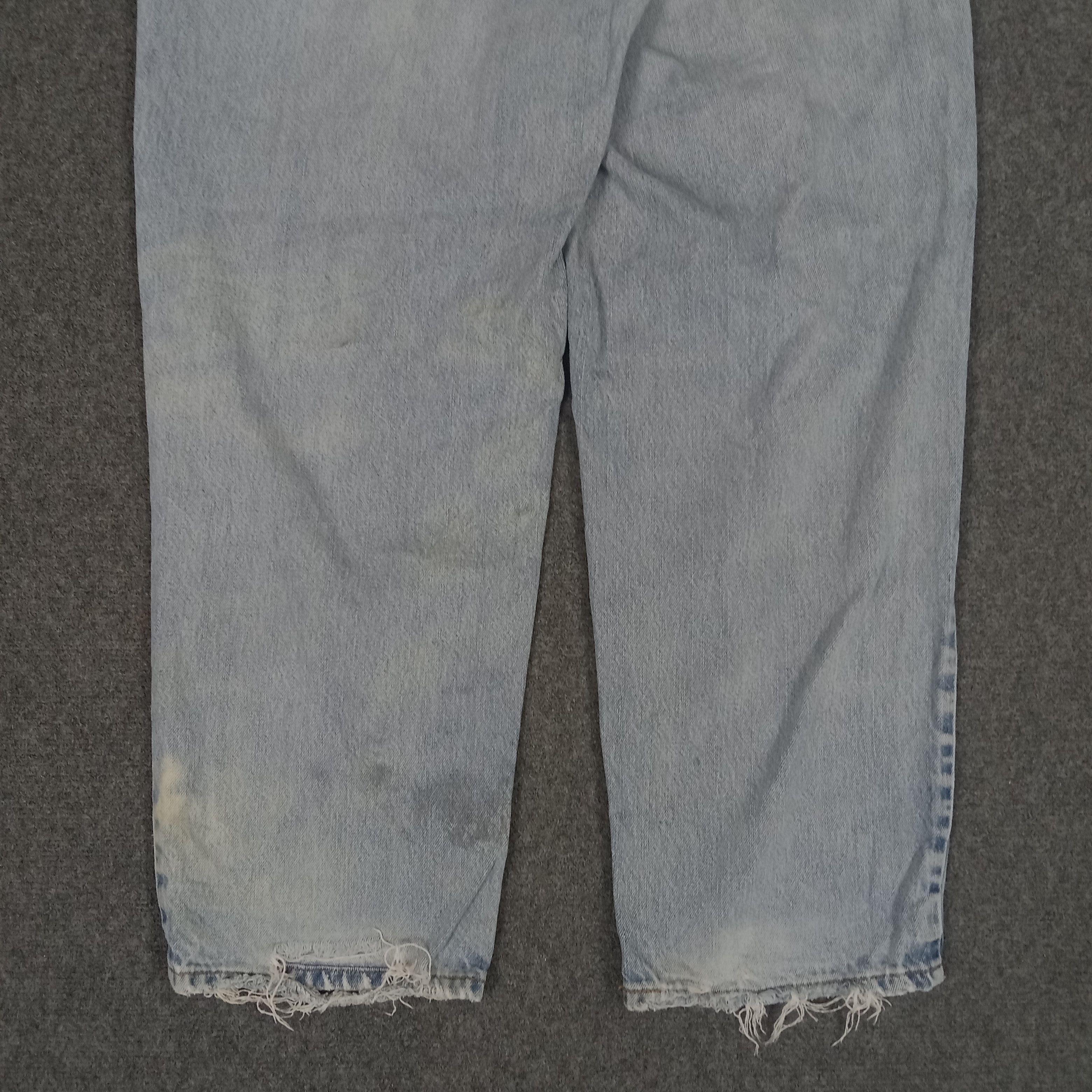 Levi's Levi's 560 Grunge Style Distressed Denim Jeans Size US 35 - 3 Thumbnail