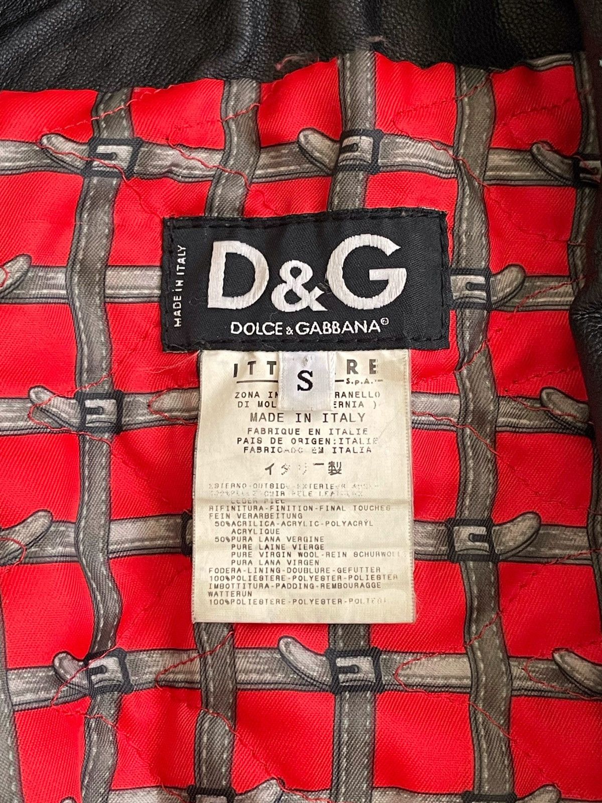 Dolce & Gabbana Dolce Gabbana leather biker jacket Size S / US 4 / IT 40 - 11 Thumbnail