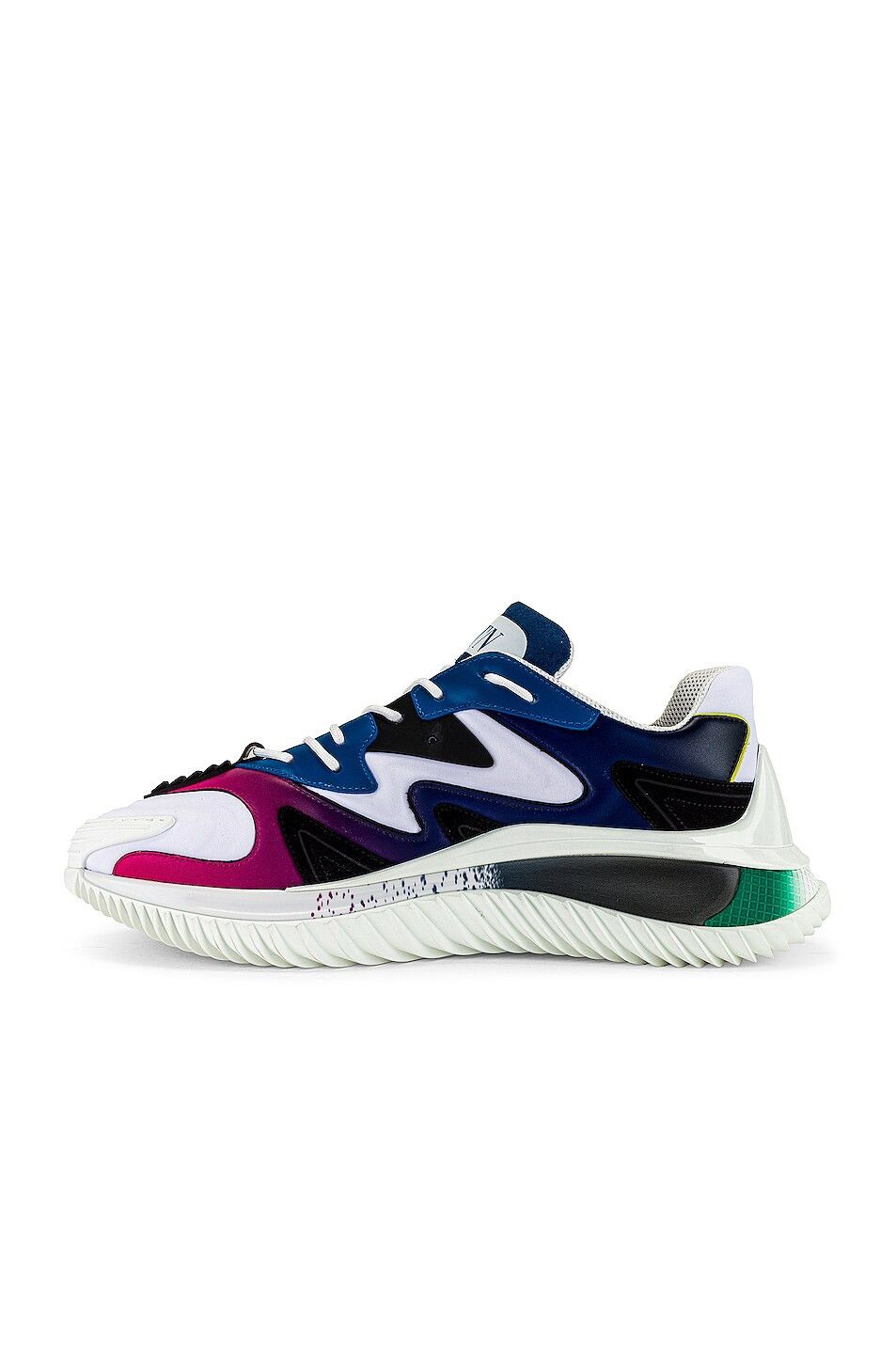 Valentino o1y0525 Logo Leather Low-Top Sneakers in Multicolor Size US 8.5 / EU 41-42 - 5 Thumbnail