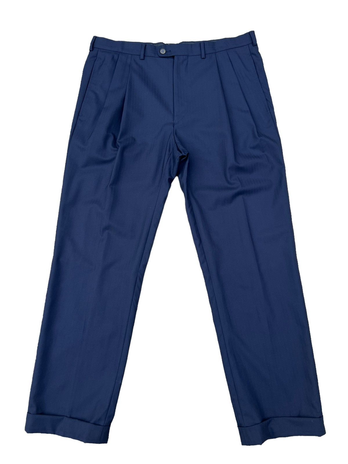 Gucci Vintage 90s Gucci Herringbone Striped Trouser Pant Size US 35 - 1 Thumbnail